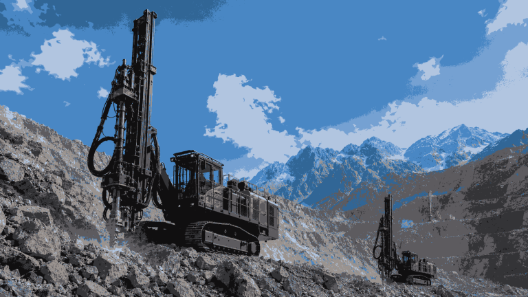 Crawler Top Hammer Drilling Rigs for Uneven Quarry and Mountain Worksites